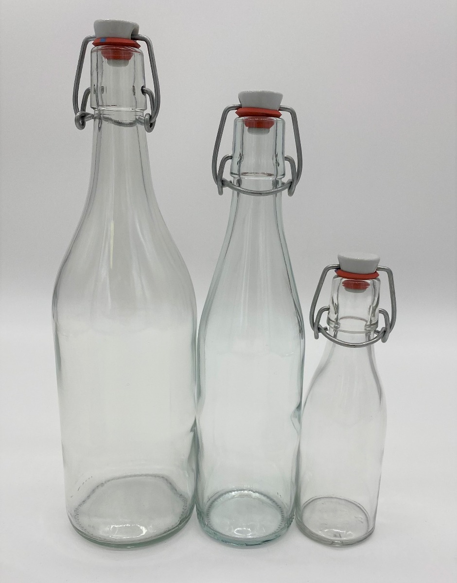 Getränkeflasche 0,2l Mdg. für Bügelverschluß ab 100 Stück