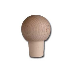 Holzgriffkork Kugel natur 19 mm