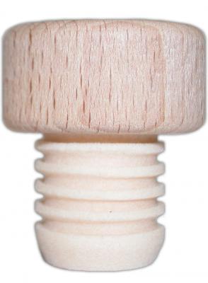 Holzgriffkork mit PE Stopfen