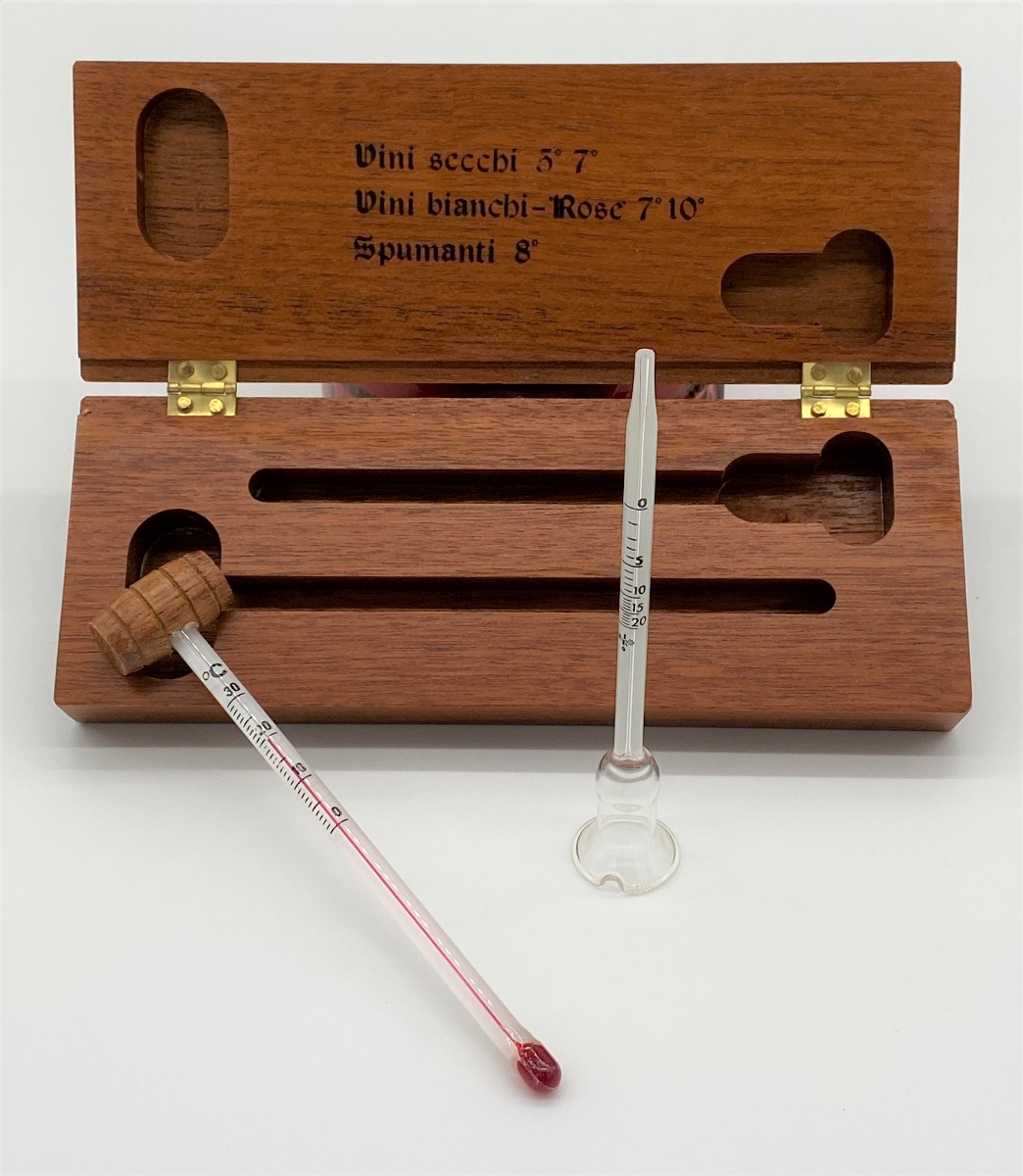 Vinometer in Holzkassette