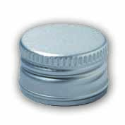 Schraubverschluss 22 pp alu silber