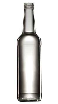 Geradehalsflasche 0,5 l, PP 28 Versandkosten nach Absprache