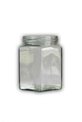 Marmeladeglas 6-eckig 287 ml Versand nach Absprache
