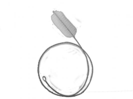 Putzbürste 3cm DM für Steigrohr
